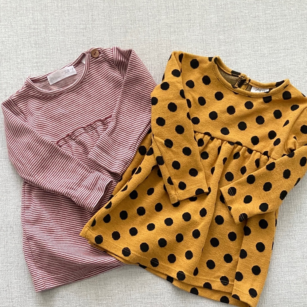Zara - Striped and Polka Dot Kids Dress Bundle